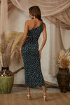 One Shoulder Side Cut Dress