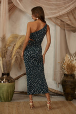One Shoulder Side Cut Dress