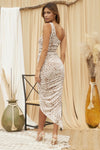 One Shoulder Midi Knit Dress