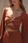 Crop Top with Front Twists