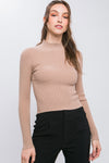 Mock Neck Sweater Top