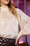 Illusion Sweatheart Blouse