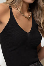 V Neck Sweater Tank