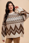 Pattern Wool Sweater