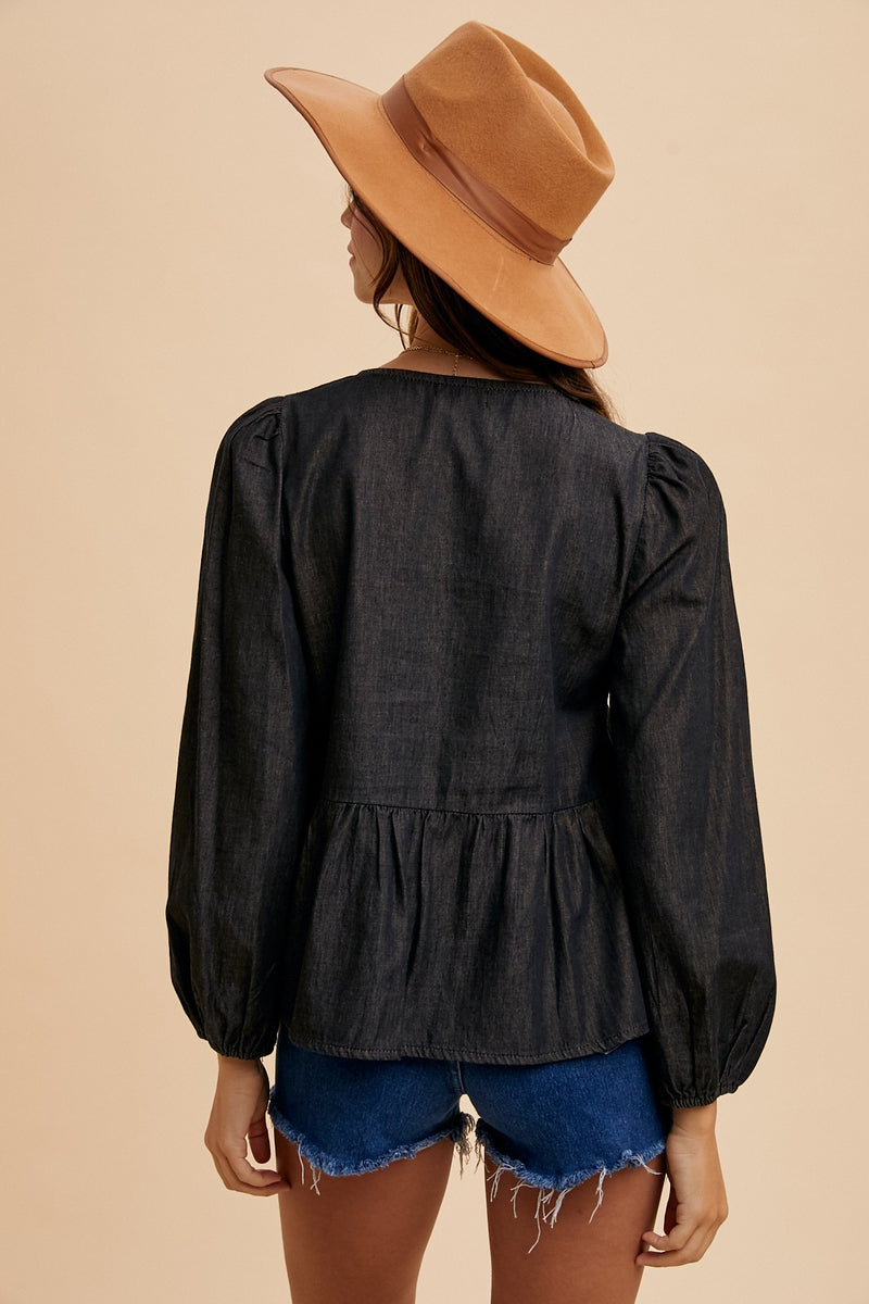 Peplum Blouse