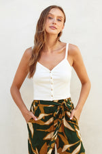 Button Cami Top