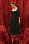 Floral Velvet Holiday Dress