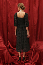 Floral Velvet Holiday Dress