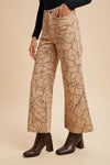 Floral Wide Leg Jean
