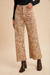 Floral Wide Leg Jean