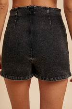 Denim Slit Skort