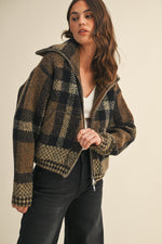 Fuzzy Sweater Jacket