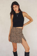 Sepia Spotted Skirt