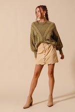 Corduroy Mini Skirt