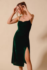 Velvet Holiday Slip Dress