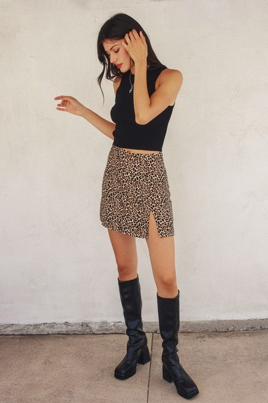 Sepia Spotted Skirt