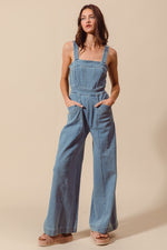 Bootcut Denim Jumpsuit