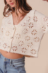 Floral Crochet Lace Cardigan